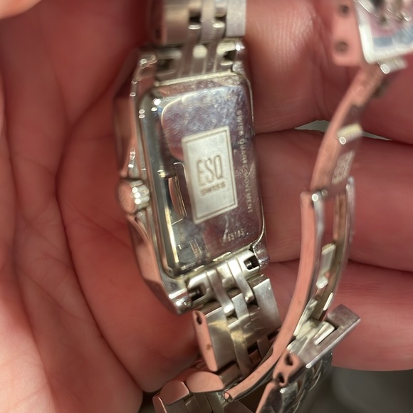 ESQ Swiss (by Movado) women’s diamond accent MOP Dial Watch - Picture 5 of 8